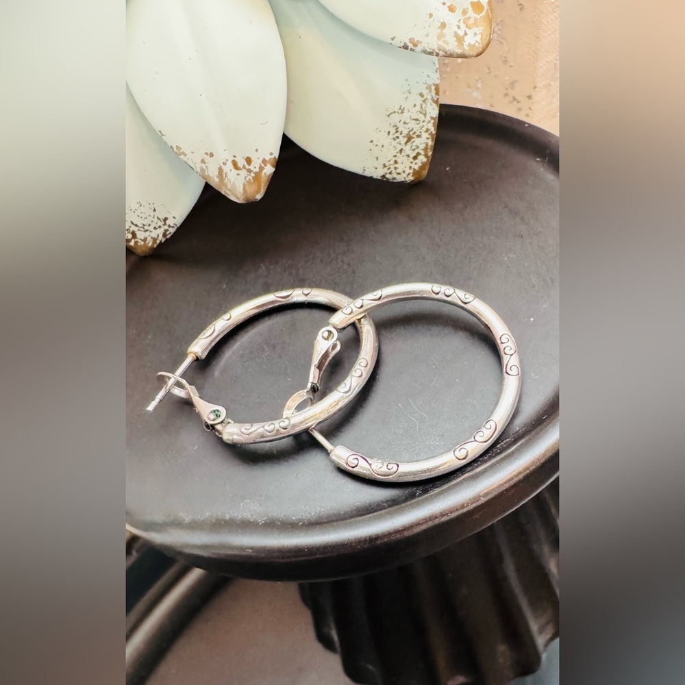 Brighton Small Scroll Charm Earring - image 4